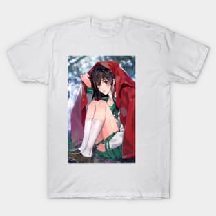 Higurashi Kagome Anime Watercolor T-Shirt